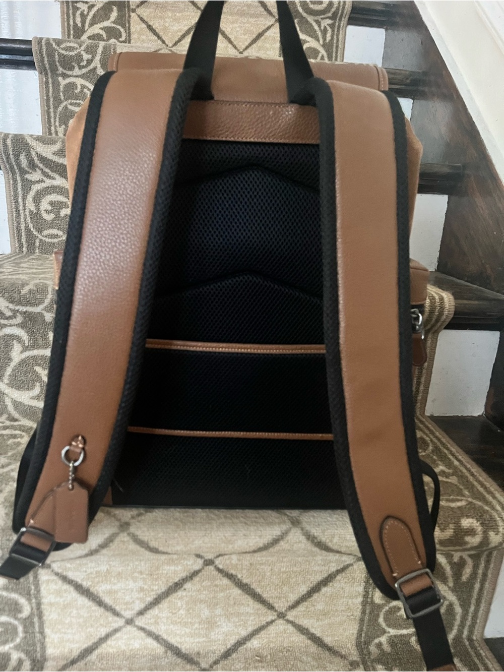 Coach Suede Backpack - Picture 2 of 4